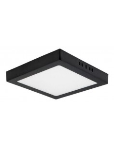 Idlr P131_18w_ Negro Panel Led Ext Cuadrado 18w/830 21x3cm 1400lm Luz Calida / De Sobre Poner 2